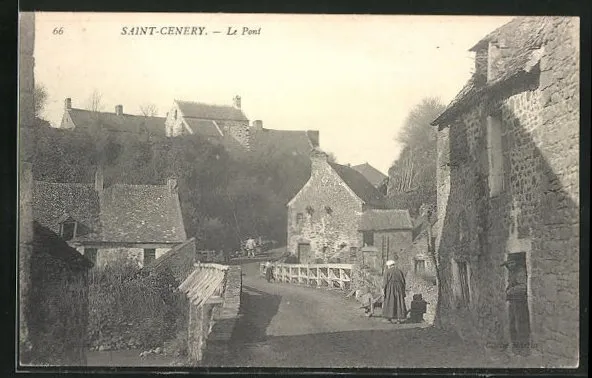 CPA Saint-Cenery, Le Pont, an der pont