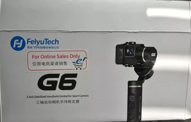 Cardán de mano estabilizado de 3 ejes Feiyu Tech G6 (FY G6) para GoPro  3