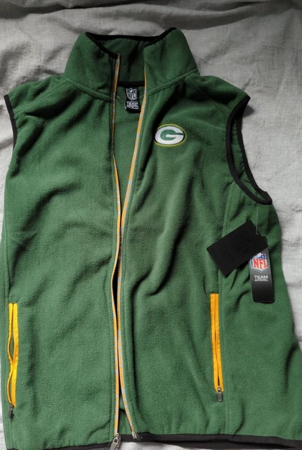 Bay Packers Pile Verde NFL Team Abbigliamento Regular 1/4 Zip Uomo Small (UK medio)