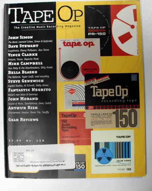 TAPE OP magazine 150 AUG SEP 2022  Dave Stewart Mike Campbell Fantastic Negrito