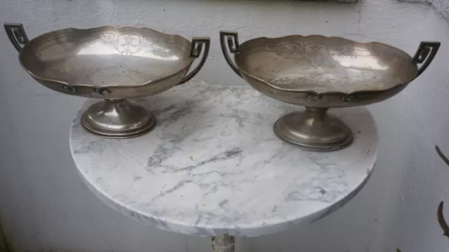 Silber Schale antik zwei Stück à 450 Gramm