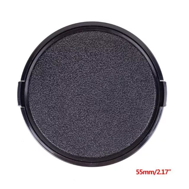 55MM Universal Plastic Snap-on Front Lens Cap Protective Cover for Sony Canon