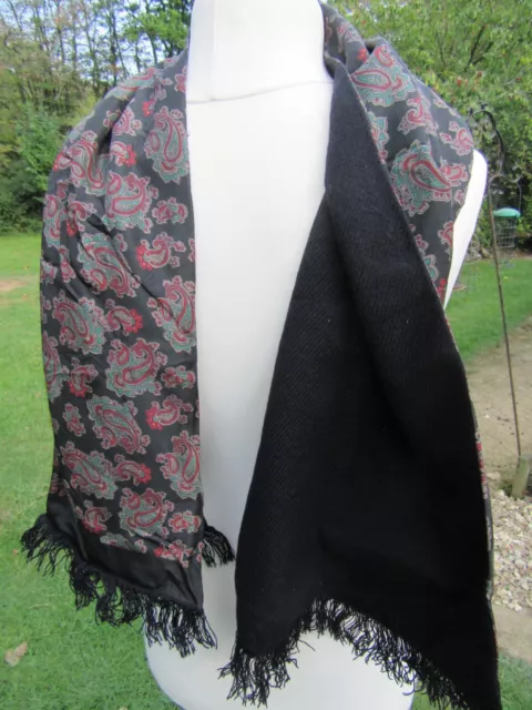 Sciarpa vintage anni '70 Chicks Fashions Paisley mod seta