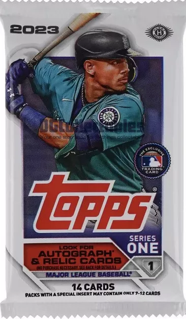 2023 Topps Series 1 Baseball Sealed Hobby Pack Mlb New From Unsearched Box Wow!!