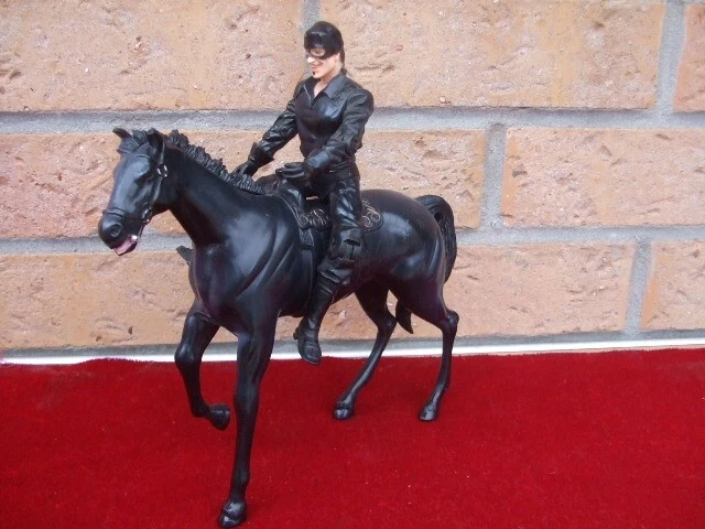 Figurines Papo Zorro Et Son Cheval Tornado - Série Les Historiques 2000 - Très Bon état
