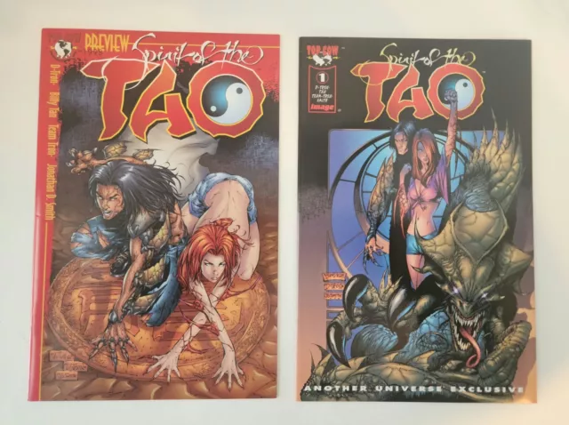 SPIRIT OF THE TAO #1 ANOTHER UNIVERSE EXCLUSIVE + PREVIEW! Top Cow Comic Lot NM-