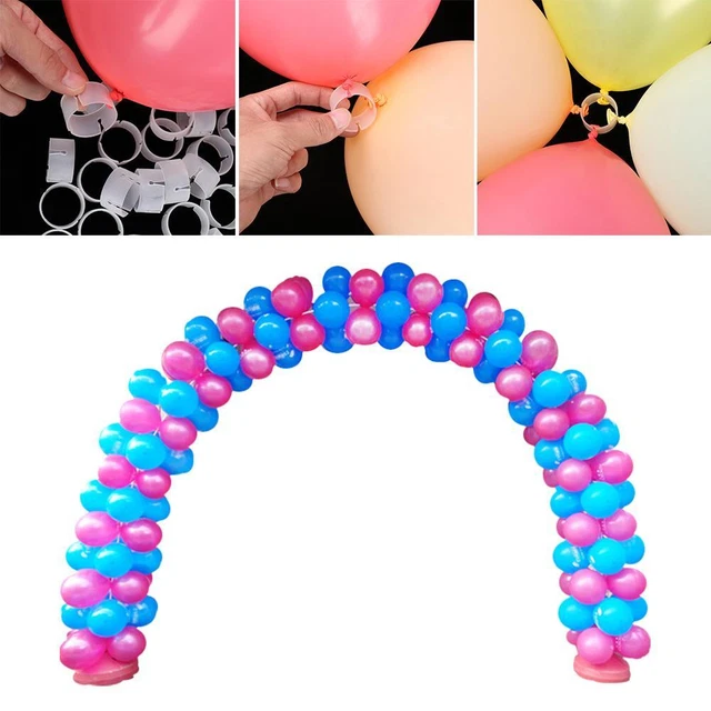 Suministros de fiesta hágalo usted mismo Globo Clip Anillo Telón de fondo Decoración Hebilla Arco Decoración