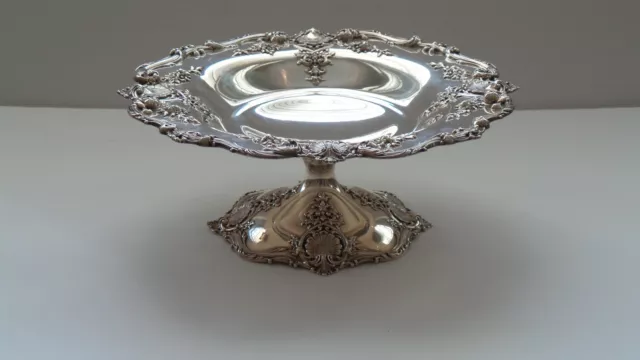 Sterling Silver 10.5" Tazza Compote, Black, Starr & Frost, New York, c. 1890