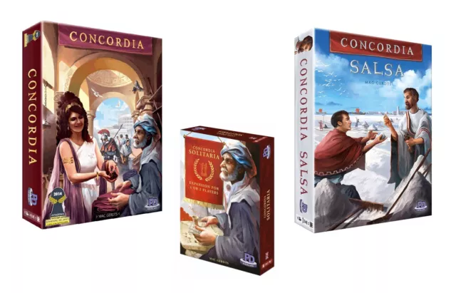 Concordia - Solitaria - Salsa  - Board Game LOT - BRAND NEW