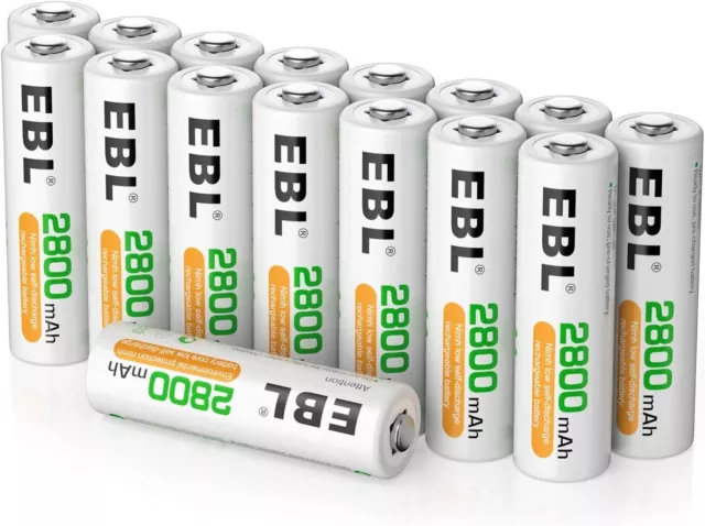 Piles Rechargeables AAA HR03 2800 mAh Ni-MH Marque UTRA MAX/ TTT/ JIABAO