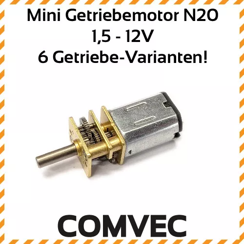25mm Stirnrad-Getriebemotor SG25-370 (6V, 12V, 24V), 5,90 €