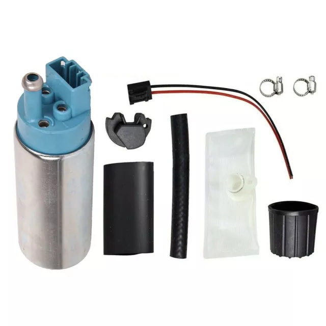 Fits AEM 50-1000 340LPH Intank EFI Fuel Pump w/ Strainer & Install Kit