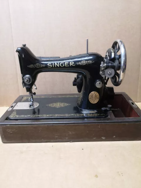 Singer 99k Electric Sewing Machine No Pedal Vintage Antique