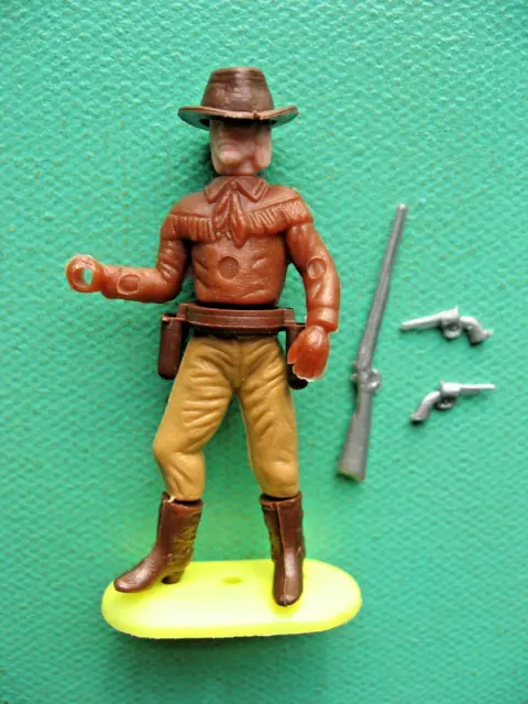 Üei Cowboys Indianer Steck Figuren Trapper KIT CARSON Ü-ei Altfiguren 1978