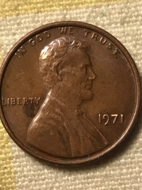1971 DDO Doubled die OBV Lincoln  cent