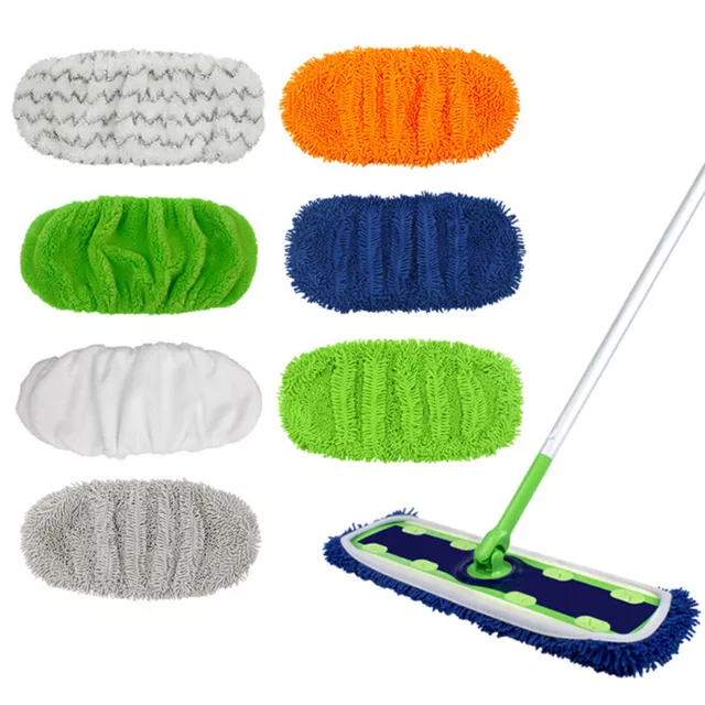 Flat Mop Pad Microfiber Reusable Nettoyer les serpillières Pour Swiffer Sweeper