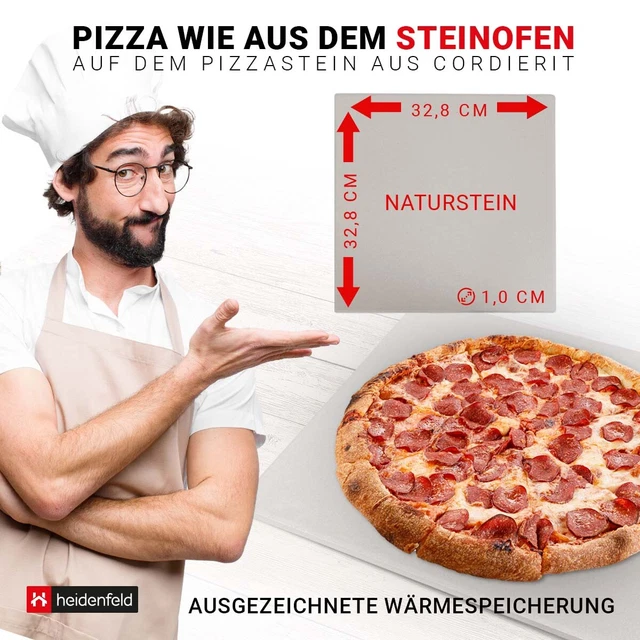 Heidenfeld Pizzaofen Venezia Pizzabackofen Gasofen Backofen Pizzastein Miweba 7