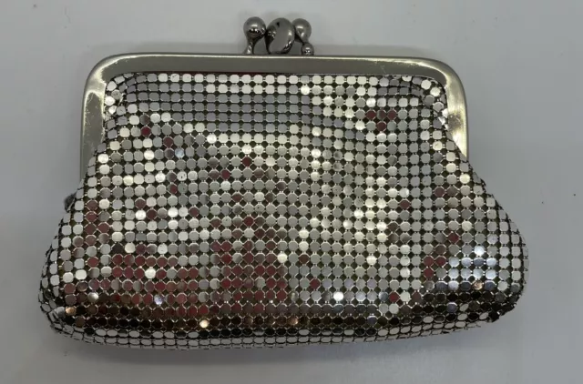 silver mesh coin purse- Whiting And Davis