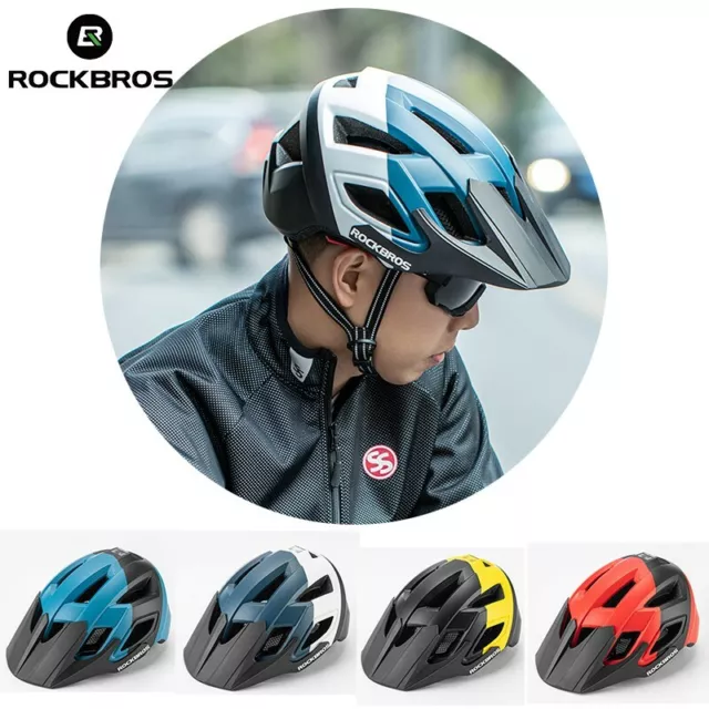 ROCKBROS Bicycle Helmets Shockproof Breathable MTB Road Bike Safety Aero Helmet