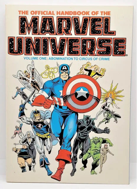 Official Handbook Of The Marvel Universe Vol. 1 Published By Marvel Comics - CO5