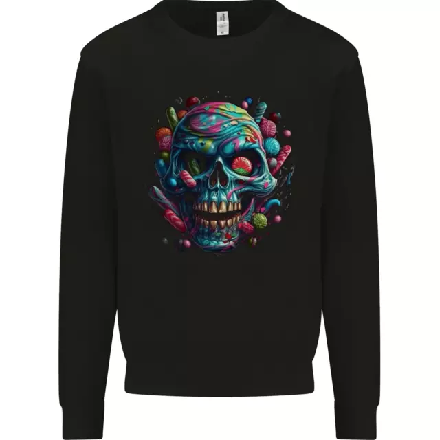 Candy Skull Kids Sweatshirt Jumper