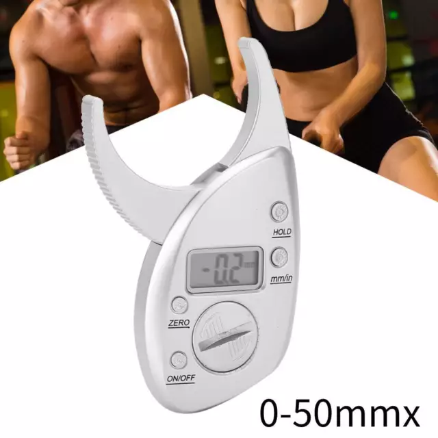 Calibradora de grasa corporal pantalla digital de alta precisión medición electrónica de grasa corporal