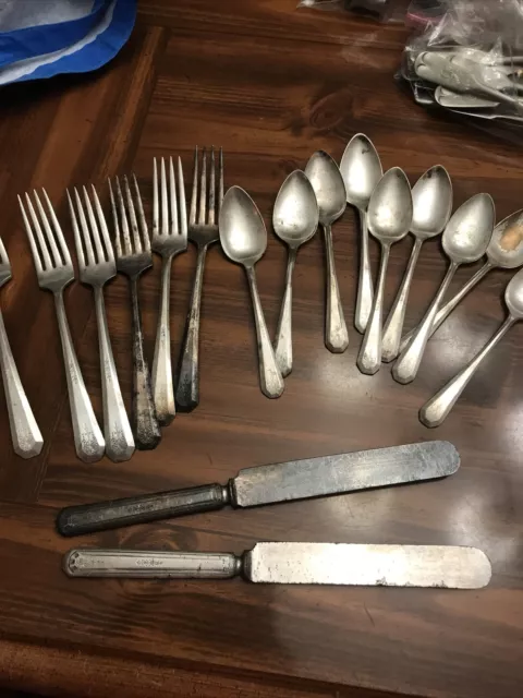 Vintage Flatware set WM ROGERS SONS AA PAT OCT 11-21