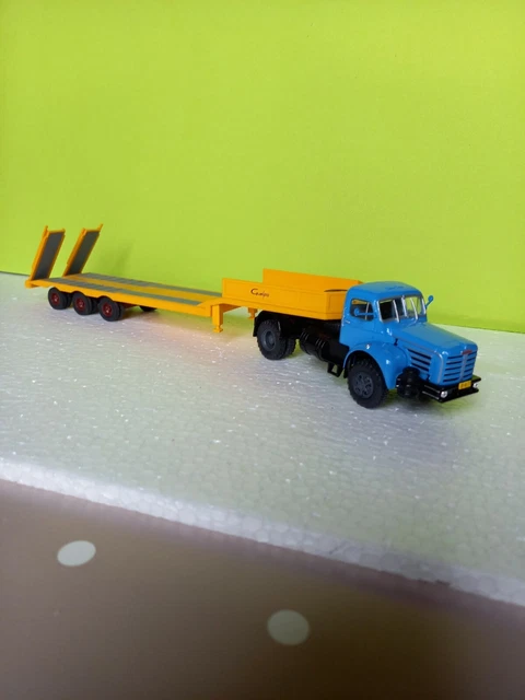 SEMI- REMORQUE BERLIET GLM15 avec remorque porte engins 1/43 EUR 54,00 - PicClick FR