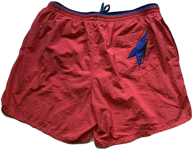 Speedo Vintage 90s Men's Size Large Swim Trunks Lined Beach Swimwear Retro