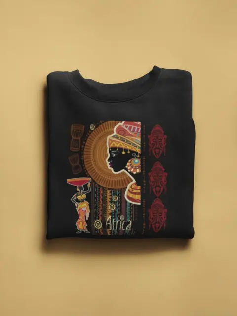 Colorful Paint African Doodle Women's Sweatshirt -Image by Shutterstock