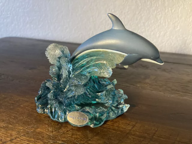 Wyland Dakin Artist Collection 2000 Dolphin Heaven Acrylic Sculpture Numbered Wyland Dakin Artist Collection 2000 Dolphin Heaven Acrylic Sculpture Numbered