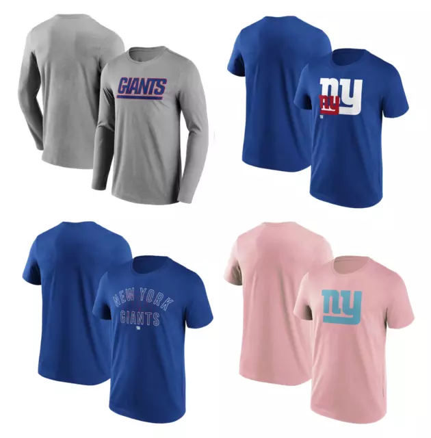 New York Giants T-Shirt Men's NFL American Football Fanatics Top - New