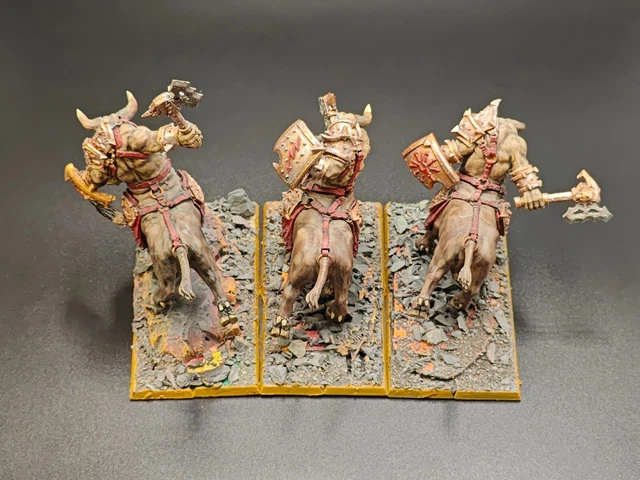 Forge World Warhammer Chaos Dwarf Bull Centaur Renders Tamurkhan