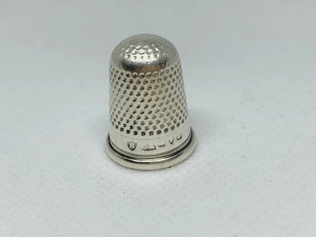 Fully UK Hallmarked Charles Horner Antique Thimble Sterling Silver 5.30 g #10373