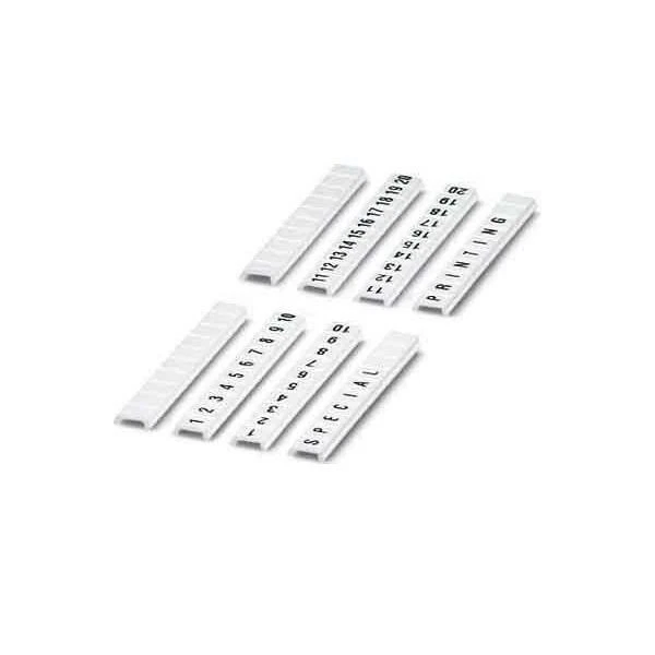 10 pezzi Phoenix Contact Zackband ZBF 4, lgs: 31-40 contrassegni terminali...