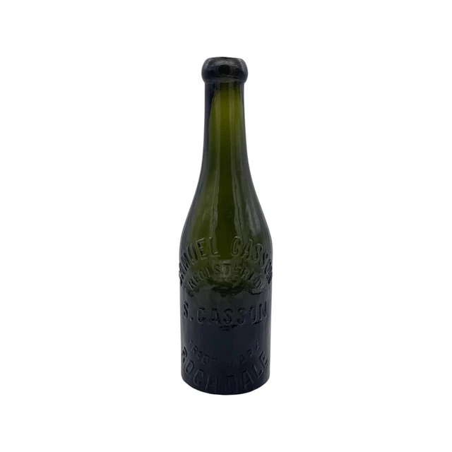 Samuel S. Casson Rochdale Lancashire Green Blob Top Bottle