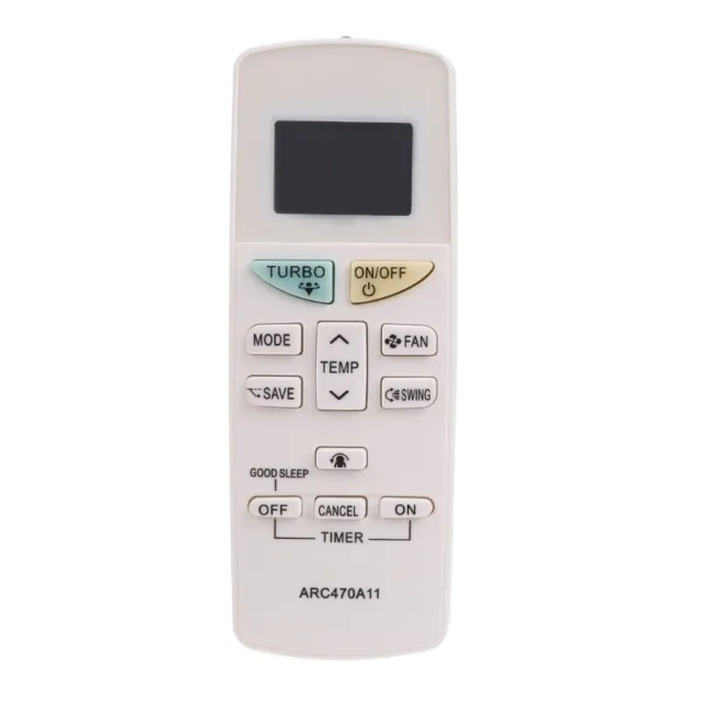 Replacement Air Conditioner Remote Control for ARC470A11 ARC470A16