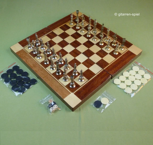 32 Schachfiguren Set - 9,5cm König Höhe Für Schachspiel Klassisch