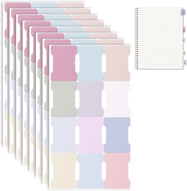 Lot De 500 Marqueurs De Page Pastel, Onglets Adhésifs Pour