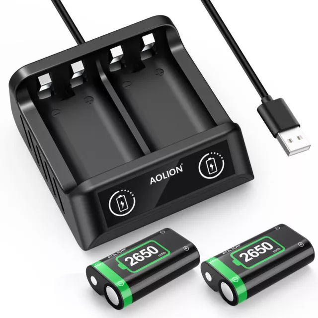 Rechargeable Battery for Xbox One & Xbox Series X/S Controller + Charging Cable