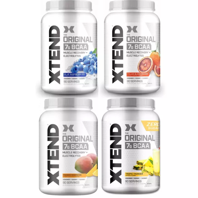 XTEND Original BCAA Powder Sugar Free Muscle Recovery Amino Acids 90 Servings