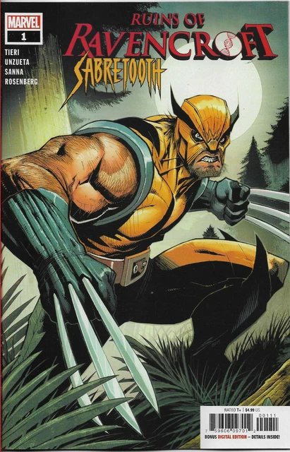 RUINS OF RAVENCROFT - SABRETOOTH (2020) #1 - Regular Cover - New Bagged (S)