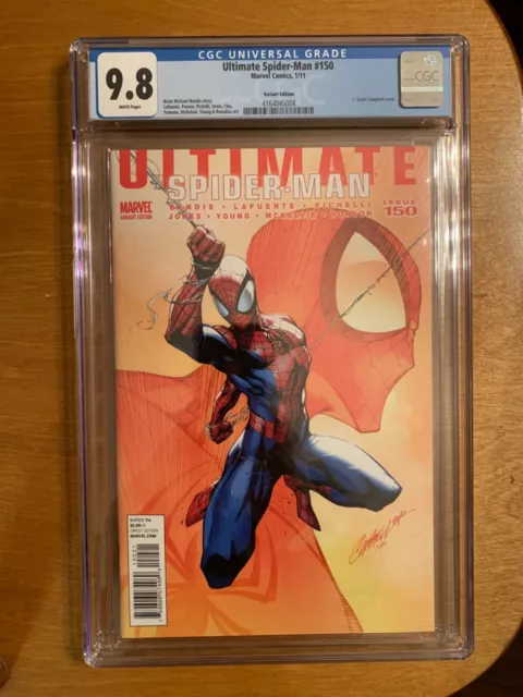 Ultimate Spider-Man 150 J Scott Campbell Variant Cover Marvel 2011