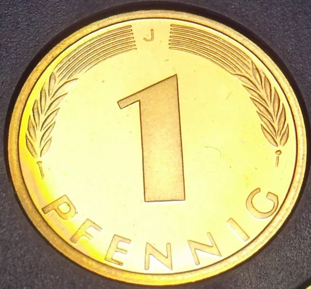Germany 1976-J Pfennig Proof~Only 43,000 Minted~Minted In Hamburg~Free Shipping