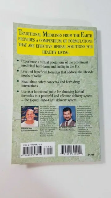 Traditional Medicines From the Earth 2002 PB Scalzo Herbalist 2