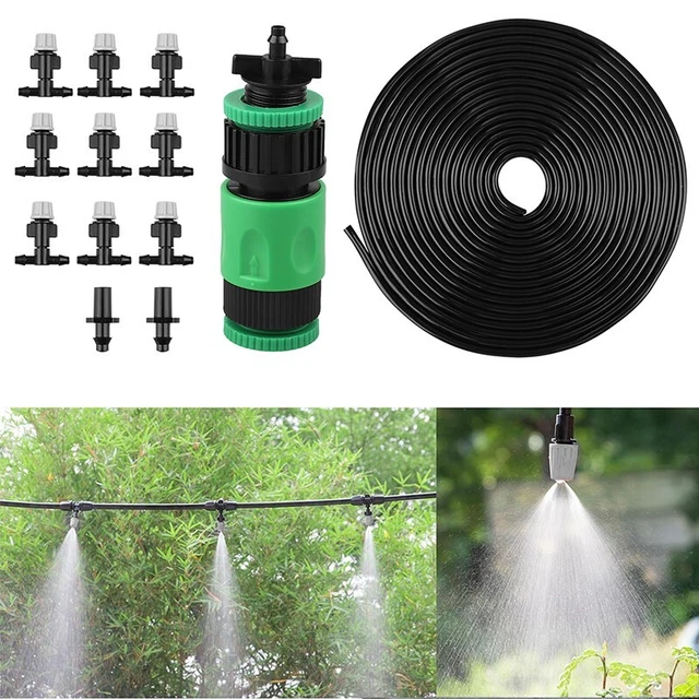 CESFONJER 6 pcs Ugello Rapido Regolabile a Tutto Tondo, Annaffiatura automatica, irrigazione dei