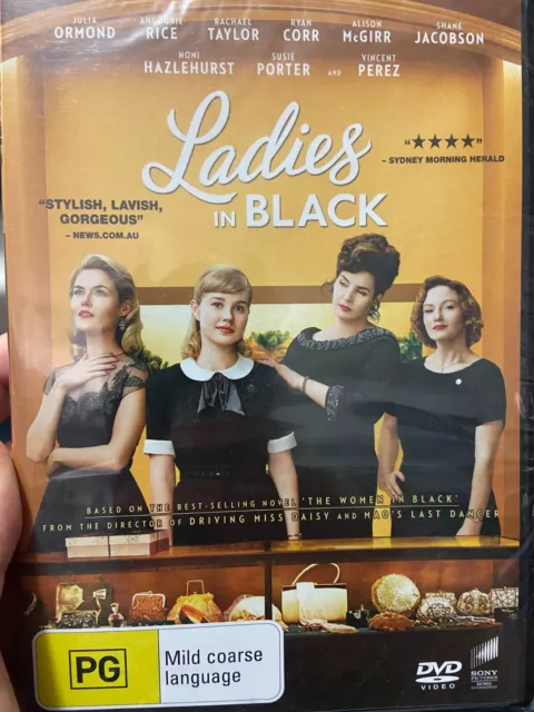 Ladies In Black NEW/sealed region 4 DVD (2018 Australian comedy drama movie)