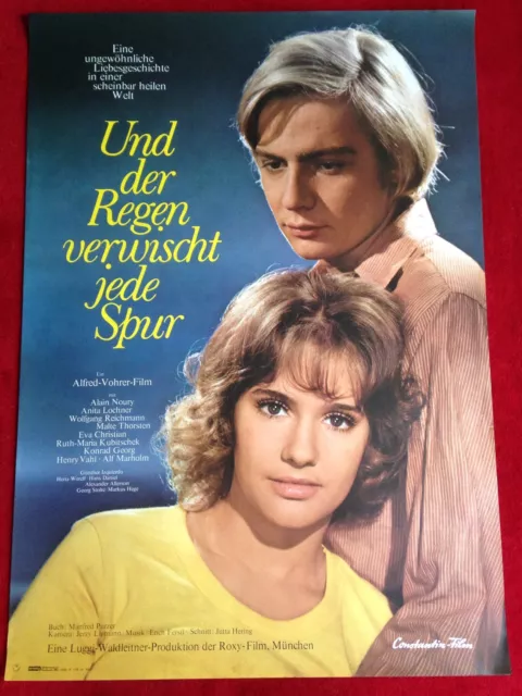 Und der Regen verwischt jede Spur Kinoplakat Poster A1 1972 Anita Lochner