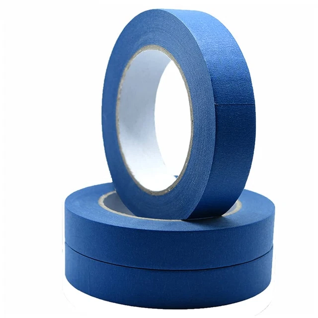 Blue Painter's Tape 3 Rolls, Multi Surface Masking Tape 0.7 Inch x 60 Yard, 1...