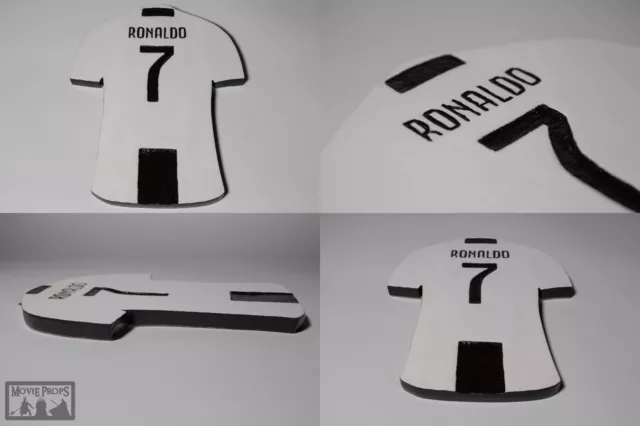 CRISTIANO RONALDO CR7 MAGLIA JUVENTUS 2019 poster IN LEGNO SHIRT JERSEY JUVE